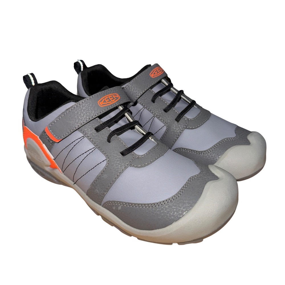 NEW KEEN Knotch Peak Big Kid 6 Lightweight Durable Gray Sneakers 1025959 Shoes